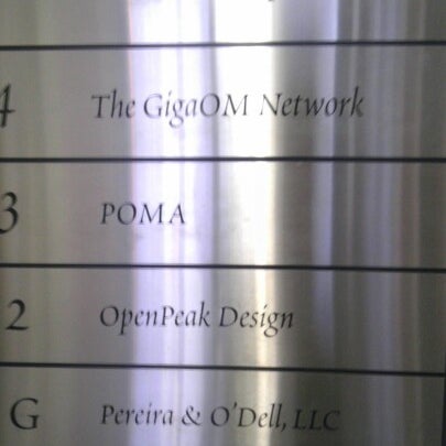 รูปภาพถ่ายที่ Gigaom HQ โดย John B. เมื่อ 1/16/2013