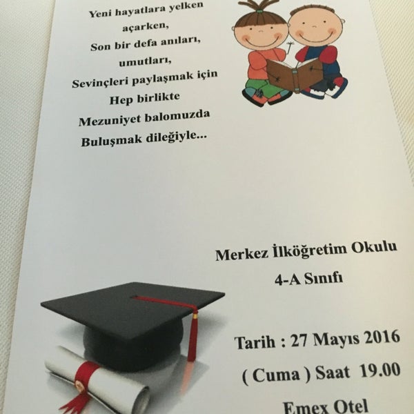 Das Foto wurde bei Emex Otel von Feyza Ç. am 5/27/2016 aufgenommen