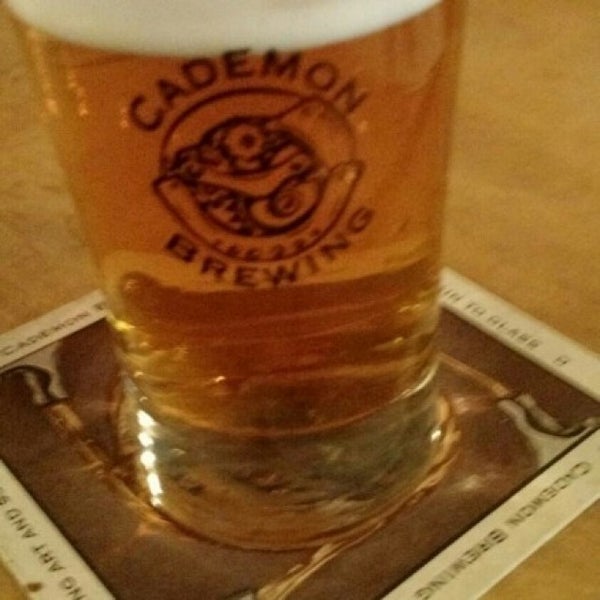 Photo taken at Cademon Brewing Co. by Dan F. on 6/8/2016