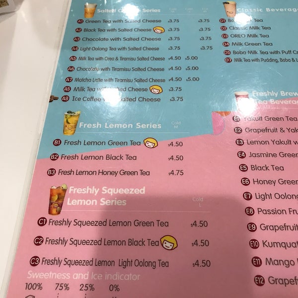 happy lemon menu near san jose ca
