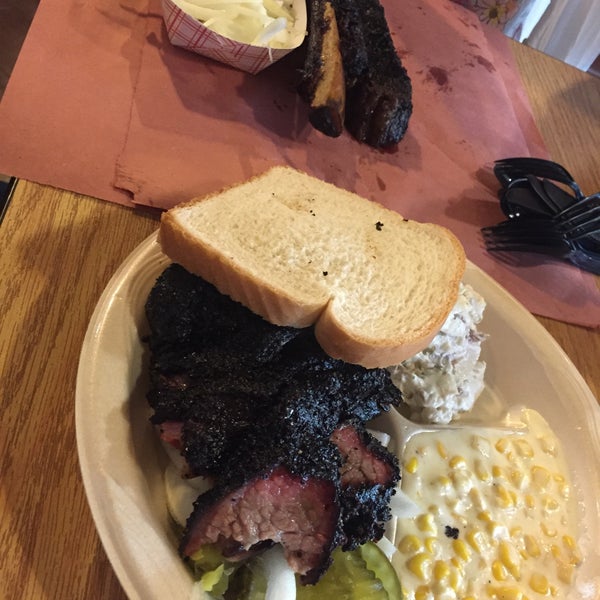Photo taken at The Brisket House by Richard F. on 4/24/2015