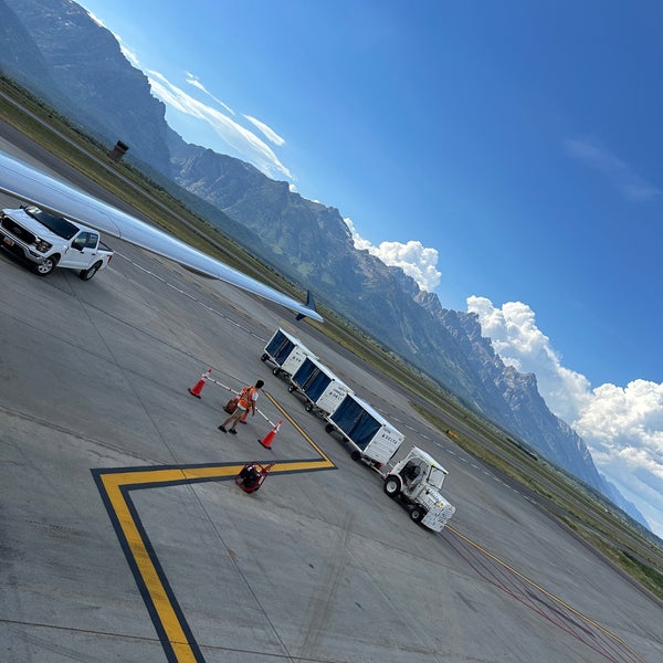Photo taken at Jackson Hole Airport (JAC) by Gelyn T. on 7/30/2023
