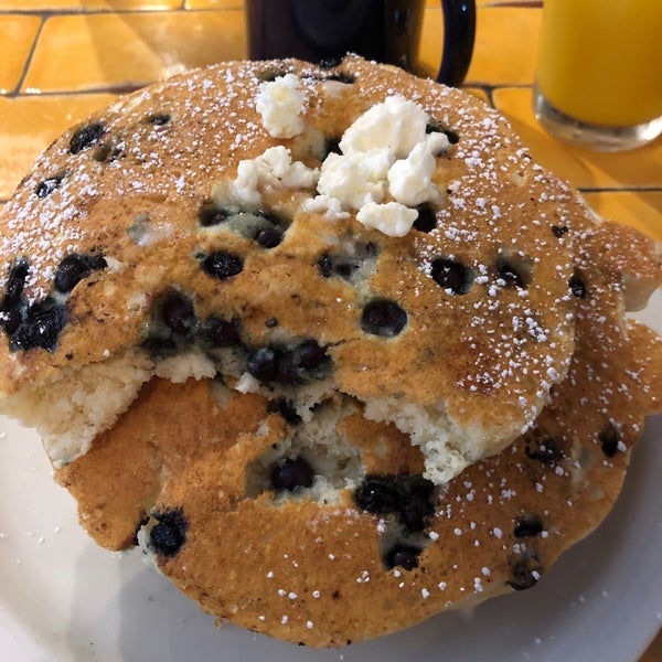 Great blueberry pancakes