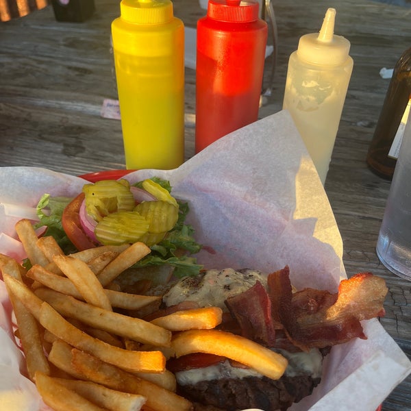 These are some good home made burgers!! The fries are perfect and they give you all the condiments on the side with I love… expect a wait on weekends but it will be worth it !!