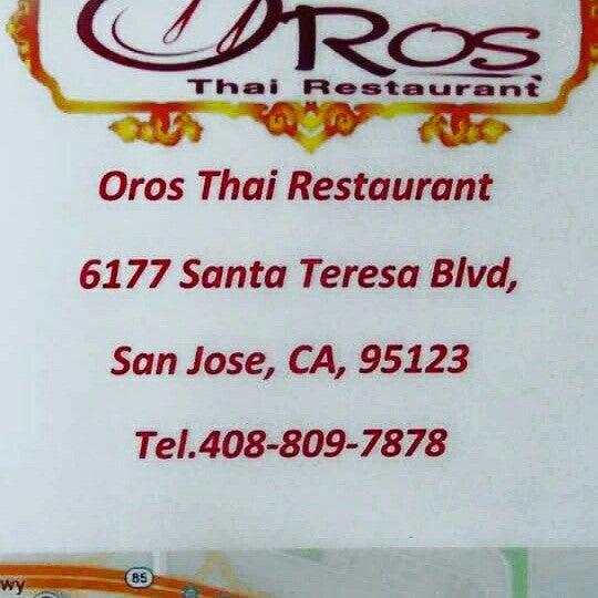 Photo taken at Oros Thai Restaurant by Chayada T. on 5/28/2016