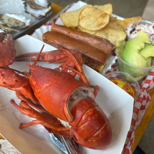 Photo taken at New England Lobster Market &amp; Eatery by Sai K. on 4/13/2024