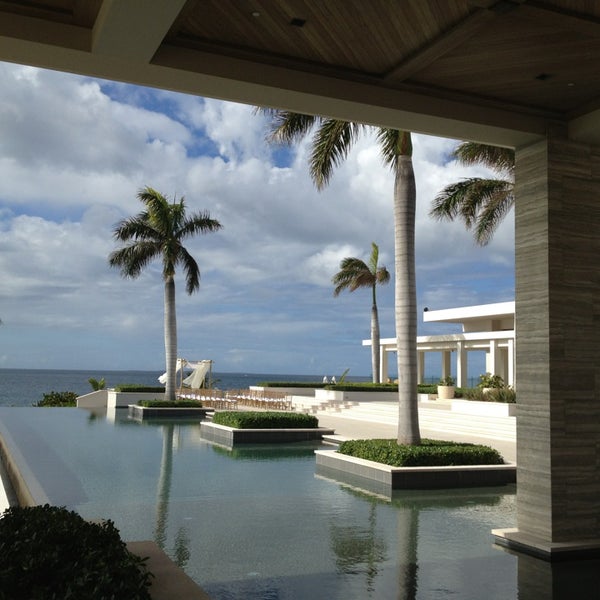 Photo taken at Four Seasons Resort and Residences Anguilla by Jonathan Y. on 1/20/2013