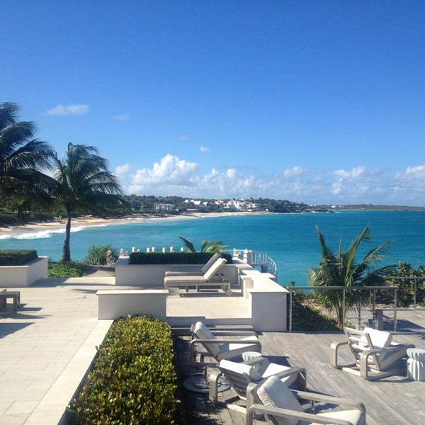 Photo taken at Four Seasons Resort and Residences Anguilla by Jonathan Y. on 1/21/2013
