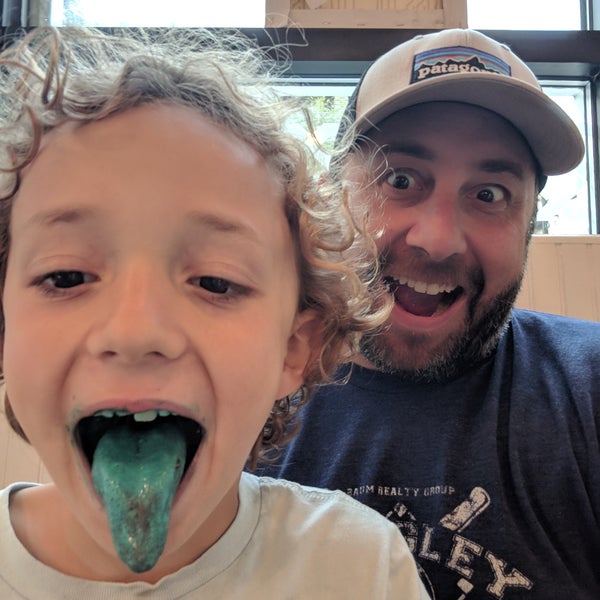 7/28/2018 tarihinde Matt F.ziyaretçi tarafından Cone Gourmet Ice Cream'de çekilen fotoğraf
