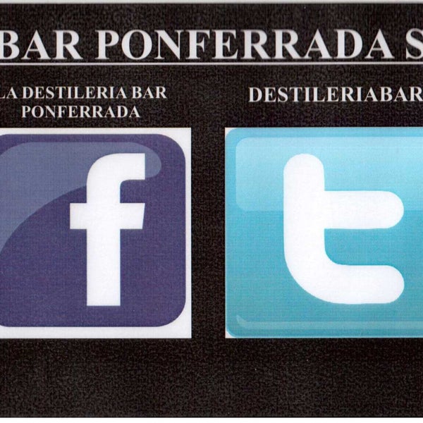 actualizada página web de la Destileria Bar Ponferrada www.destileriabar.com
