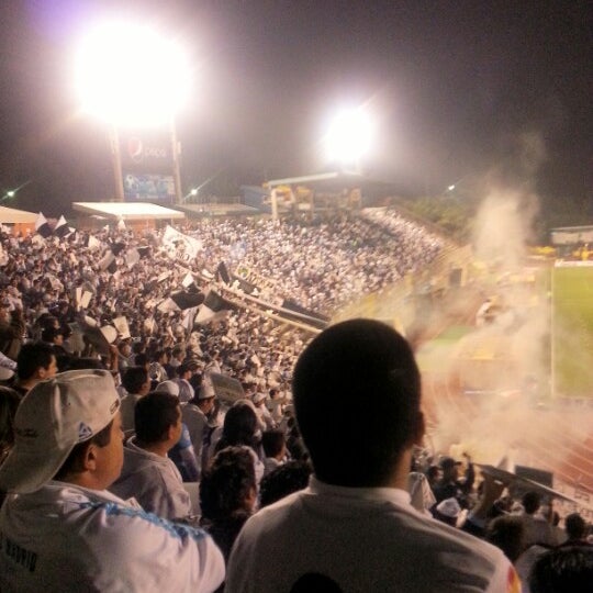 Photo taken at Estadio Cementos Progreso by Hugo P. on 12/18/2012