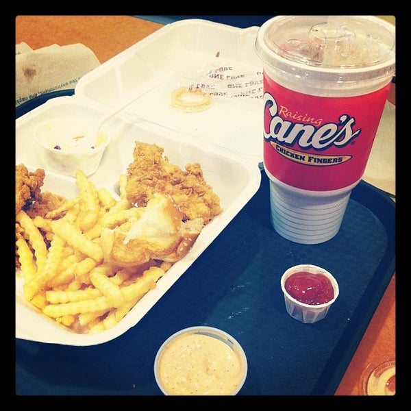 Photo taken at Raising Cane&#39;s Chicken Fingers by Lauren A. on 11/17/2012