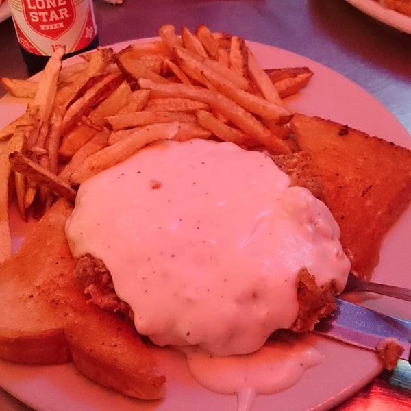 Burgers are good, but the chicken fried steak will keep you coming back again and again.