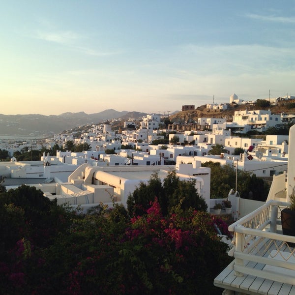 6/9/2014 tarihinde Антон Ч.ziyaretçi tarafından Belvedere Hotel Mykonos'de çekilen fotoğraf