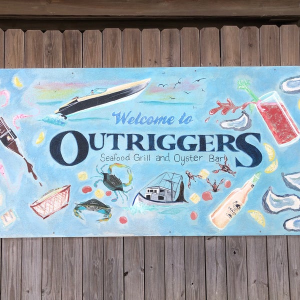 Photo taken at Outriggers Seafood Bar &amp; Grill by Tina on 11/6/2018