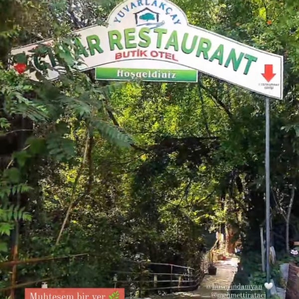 Photo prise au Yuvarlakçay Çınar Restaurant&amp;Butik Otel par Hüseyin D. le6/5/2022