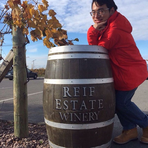 Photo taken at Reif Estate Winery by Beebie B. on 11/24/2015