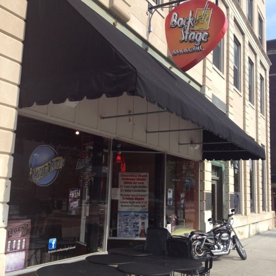 Back Stage Bar & Grill Downtown Evansville 524 Main St