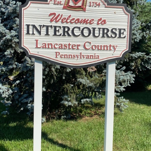 to Intercourse Sign Other Great Outdoors in Ronks