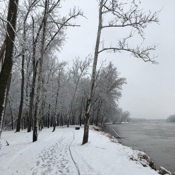 Kansas River Levee Hiking Trail in Lawrence