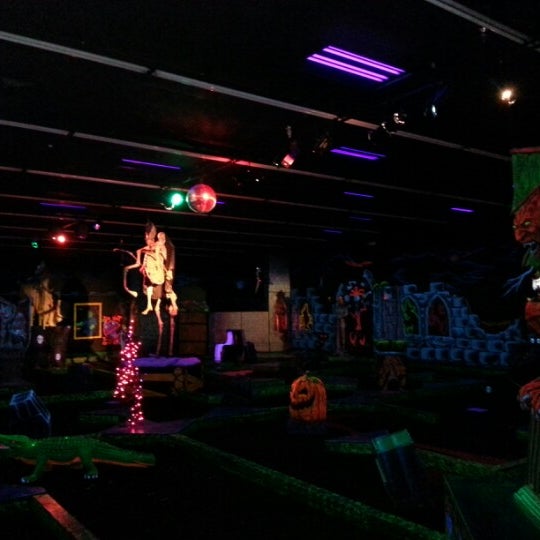 Photo taken at Monster Mini Golf by Sean @. on 1/27/2013
