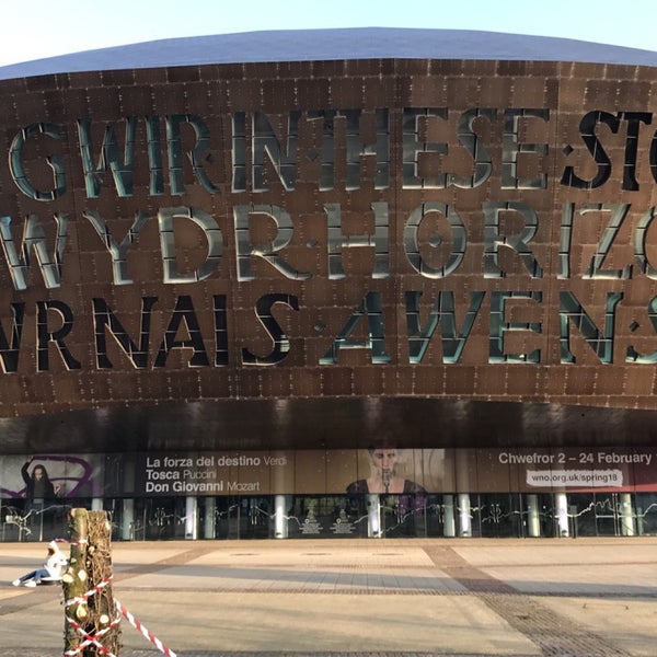 Photo taken at Wales Millennium Centre by Carly J. on 1/14/2018
