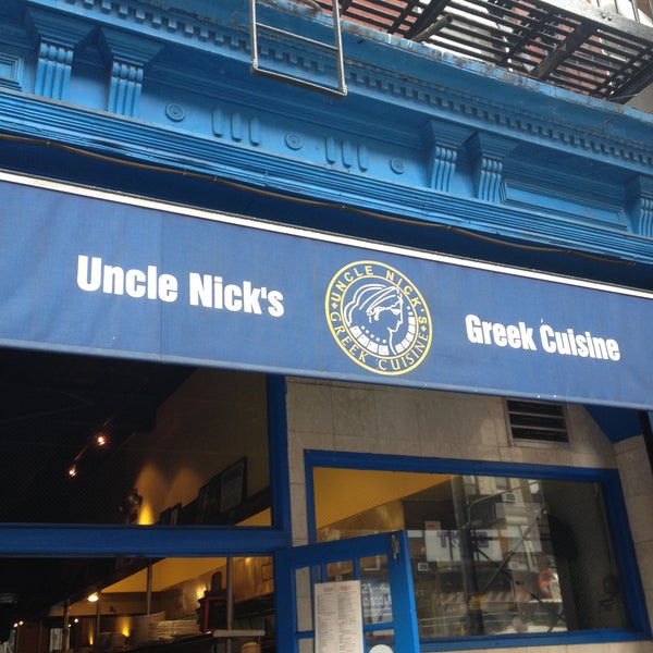 Photo taken at Uncle Nick&#39;s Greek Cuisine by Paul C. on 4/19/2013