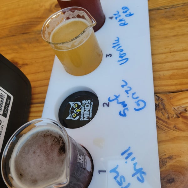 Photo taken at Dangerous Minds Brewing Company by Sarah V. on 5/23/2021