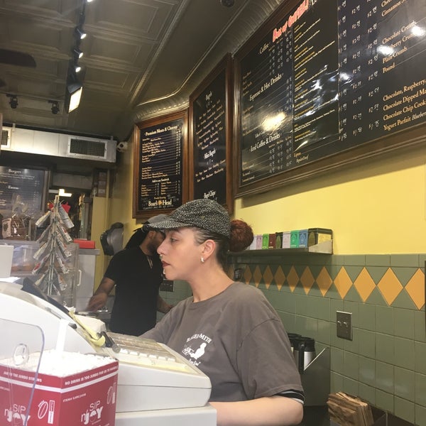 Photo taken at Bagelsmith Bedford by Kate H. on 4/29/2017