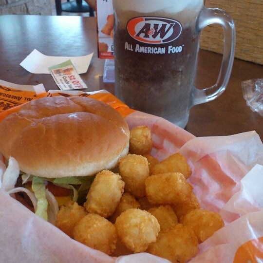 Photo taken at A&amp;W Restaurant by Pancho G. on 2/6/2013