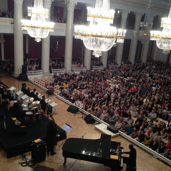 Photo taken at Grand Hall of St Petersburg Philharmonia by Marina🌺 M. on 4/16/2013