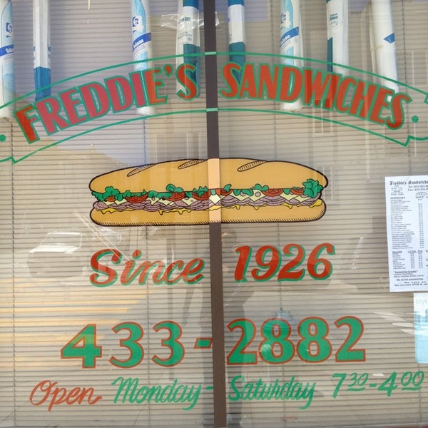 Photo taken at Freddie&#39;s Sandwiches by Aahana P. on 7/11/2013