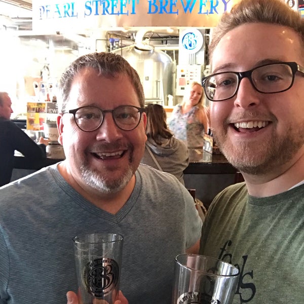 Photo taken at Pearl Street Brewery by Brad L. on 4/21/2018