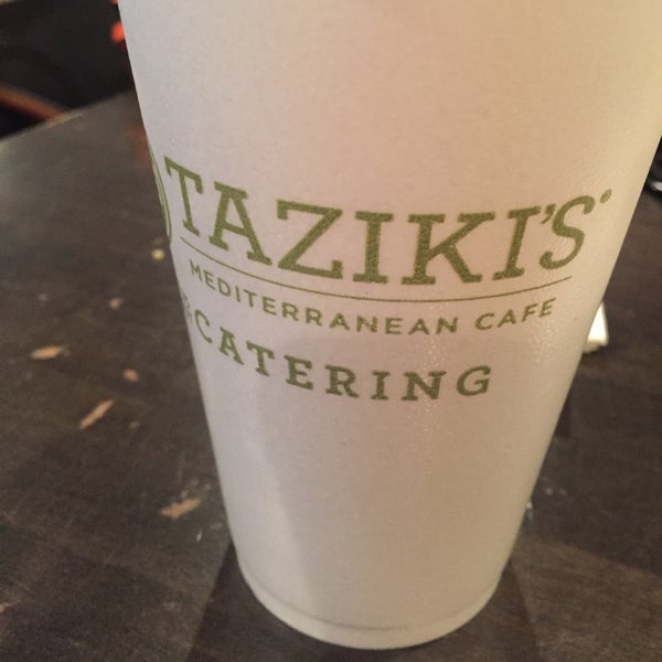 Photo taken at Taziki&#39;s Mediterranean Cafe by Sherri C. on 9/26/2015
