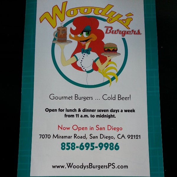 Photo taken at Woody&#39;s Burgers by Shawn on 3/16/2013