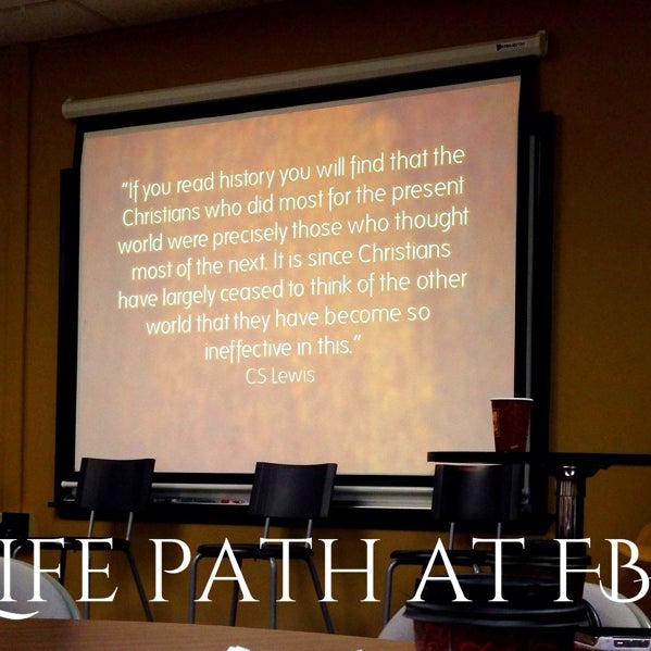 Photo taken at Fellowship Bible Church by Valerie U. on 8/10/2014