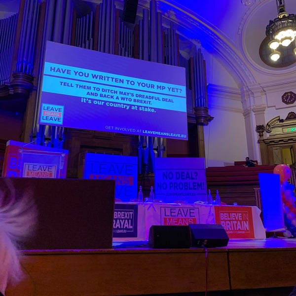รูปภาพถ่ายที่ Methodist Central Hall Westminster โดย Paul D. เมื่อ 1/17/2019