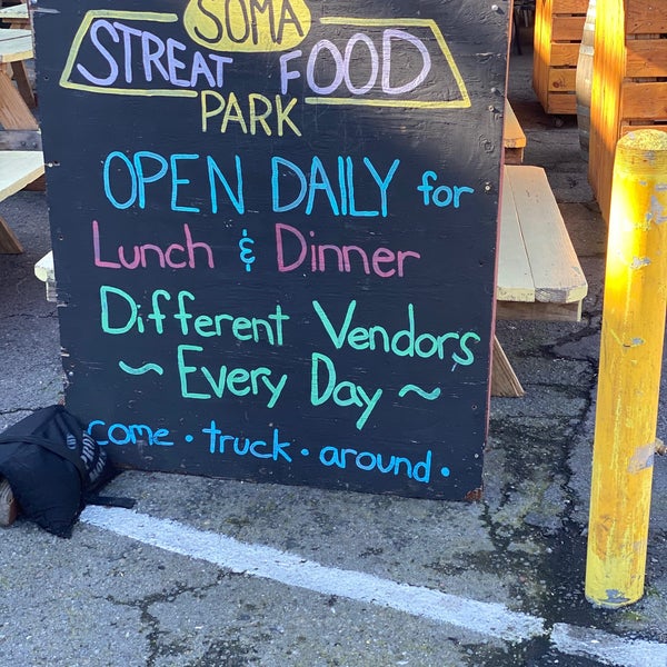 Photo taken at SoMa StrEat Food Park by Wilfred W. on 1/5/2020