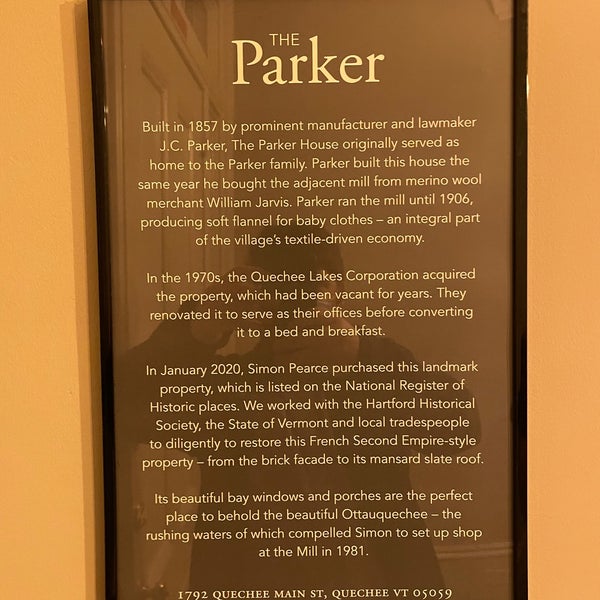รูปภาพถ่ายที่ Parker House Inn โดย Thomas S. เมื่อ 3/16/2022