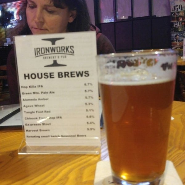 Photo taken at Ironworks Brewery &amp; Pub by Sheppy on 12/28/2015