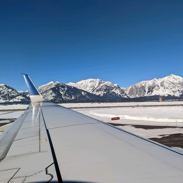Photo taken at Jackson Hole Airport (JAC) by Zig on 2/7/2022