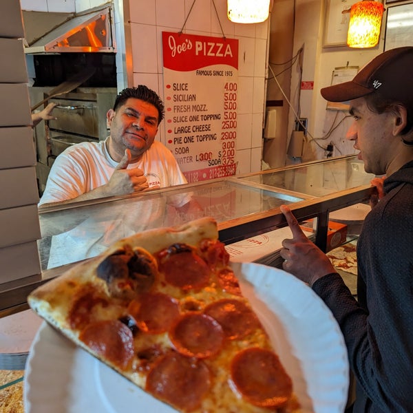 Photo taken at Joe&#39;s Pizza by Zig on 1/13/2023