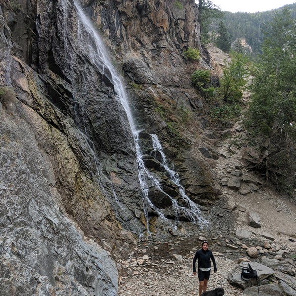 Bridal Veil Falls Hiking Trail in Spearfish