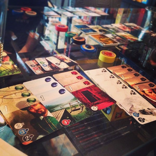 Photo taken at The Loft Board Game Lounge by Alexia B. on 4/13/2015