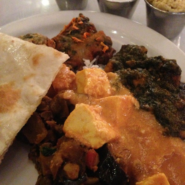 Photo taken at INDIA K&#39; RAJA Restaurant by Meredith H. on 2/6/2013