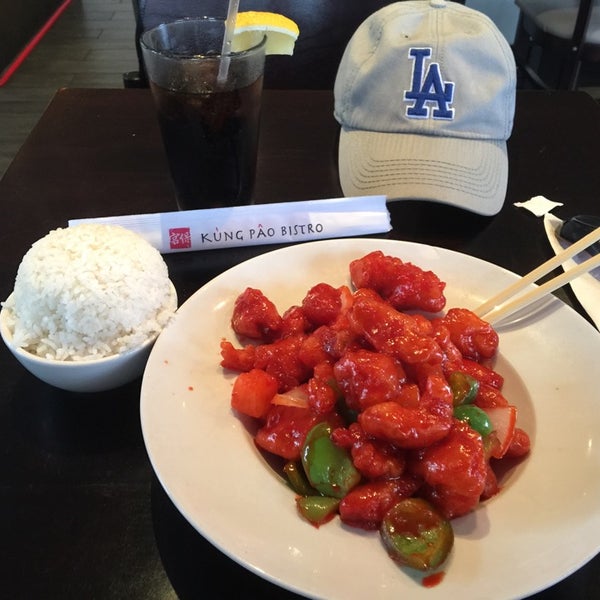 #Foodspotting just enjoyed my lunch @kungpaobistro The sweet & sour chicken was jummy and service was very friendly !
