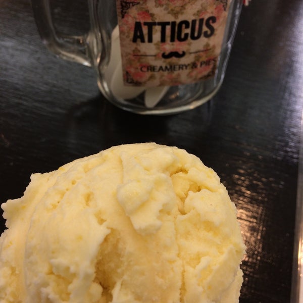 Photo taken at Atticus Creamery &amp; Pies by Liz V. on 3/24/2015
