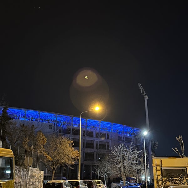 Photo taken at Toumba Stadium by Panagiotis 🫧 on 2/14/2023