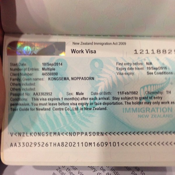 Новозеландская виза. The Canada visa application Center (VAC) Tashkent.
