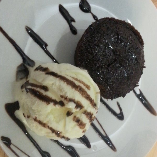 Chocolate Lava with Vanilla Ice cream...MUST TRY!!!